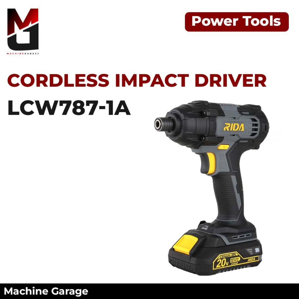 Cordless Impact Driver Mesin Impact Driver Buka Sekrup RIDA