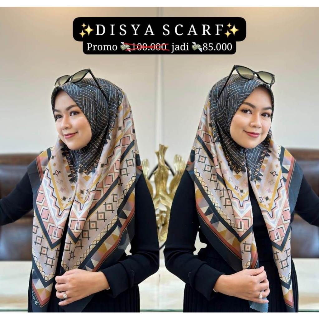 Journey Scarves DISYA Kerudung Reguler Motif Terbaru 2024