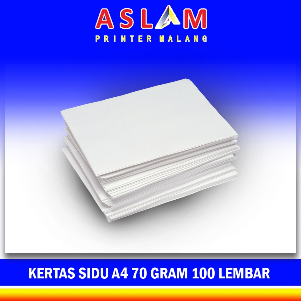 

Kertas A4 Sidu 70 Gsm Kertas HVS A4 Sidu 100 Lembar