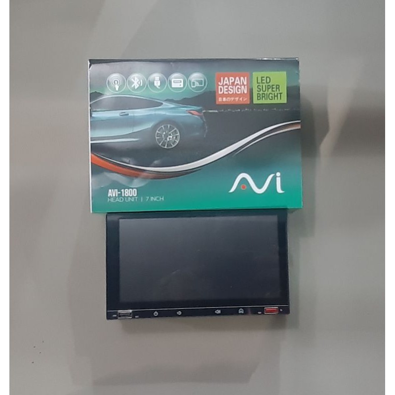 Head Unit DECKLESS AVI-1800 MirrorLink FULL GLASS