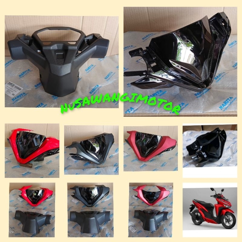 Batok depan belakang plus visor  vario 125.150 new 2018