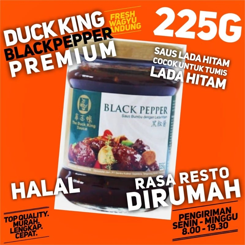 

BLACKPEPPER SAUCE DUCK KING SAUCE Black Pepper Lada Hitam Tumis Halal