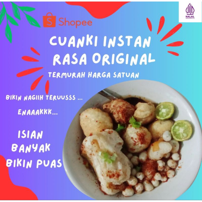 

Cuanki Instan Rasa Original Termurah Harga Satuan