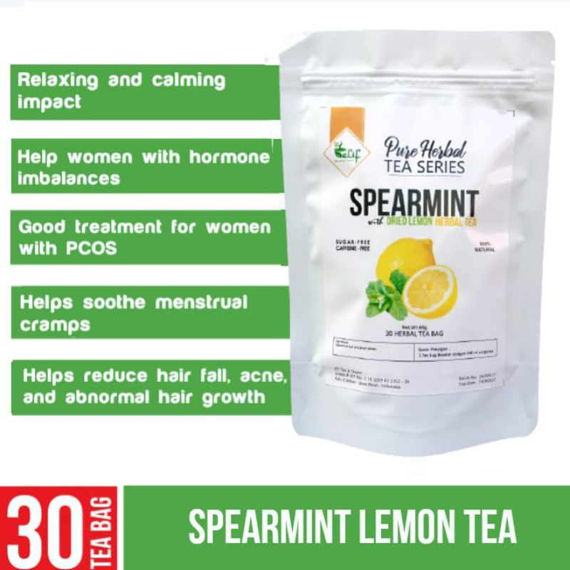 

Teh | Spearmint Tea | Teh Sehat Daun Spearmint Varian Rasa (30 Tea Bag)