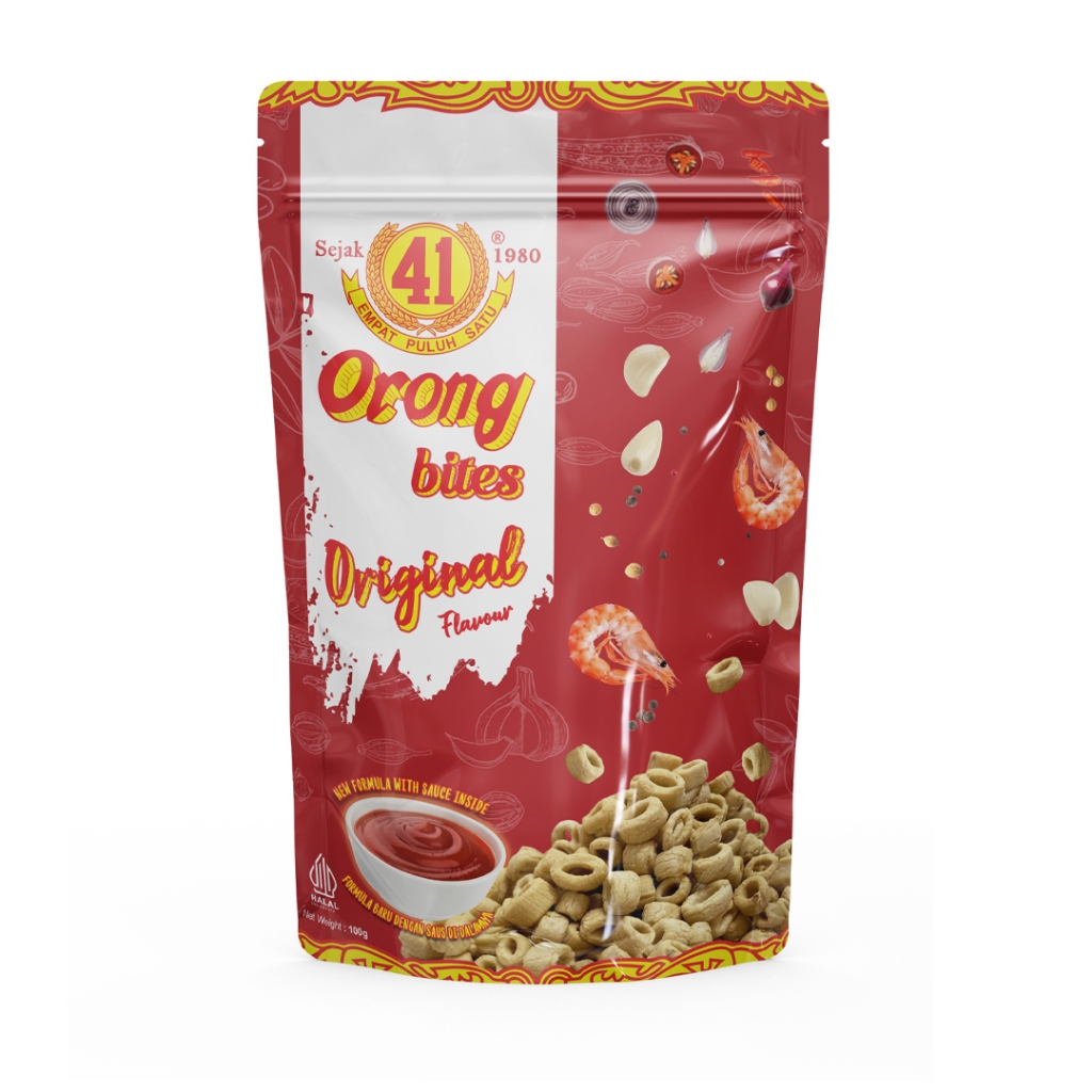 

Orong Bites 41 exclusive packaging 100 gram