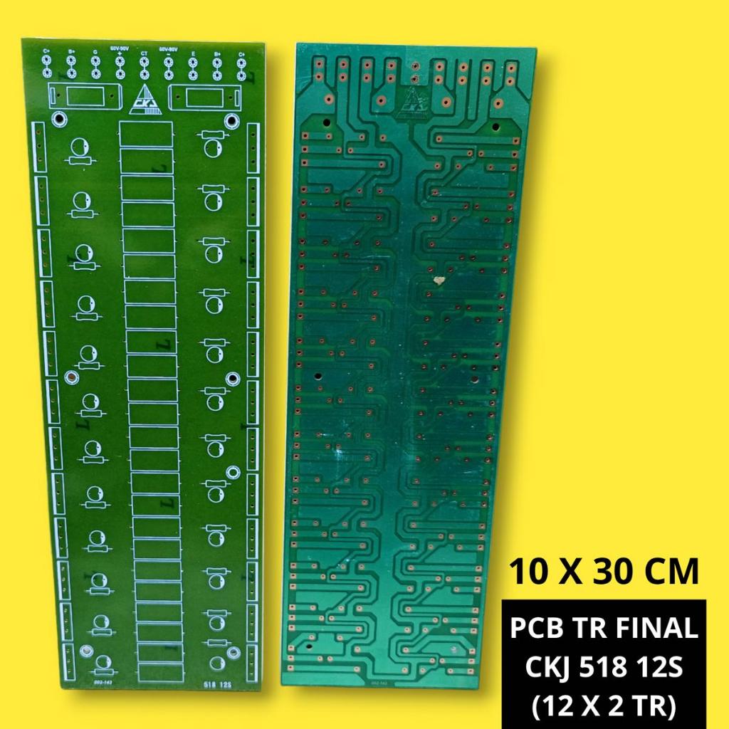 PCB TR Final 518 12S CKJ Transistor 12 Set ( 2x12 TR ) Papan Toshiba 3U