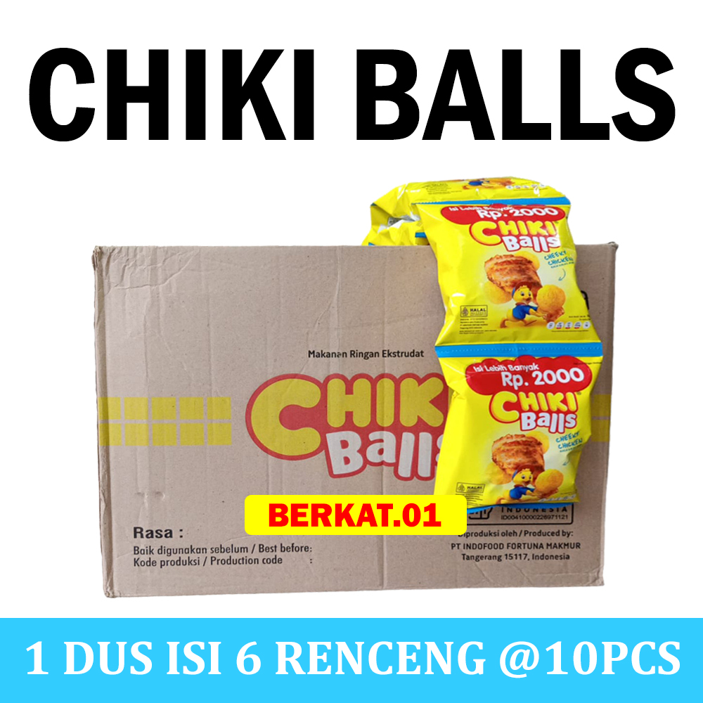 

SNACK CHIKI BALLS DUS ISI 6 RENCENG