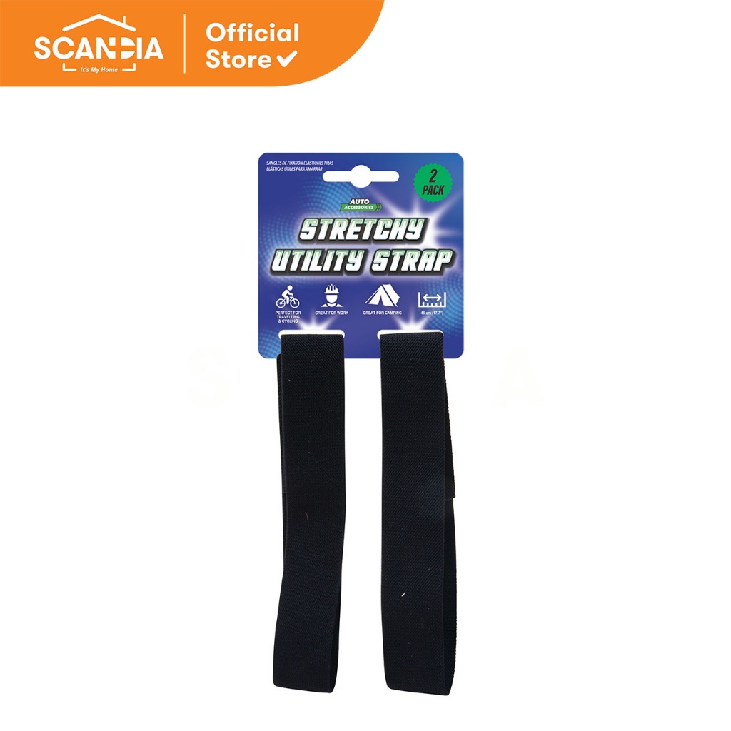 

SCANDIA Tali Pengikat Strech Utylity Strap 2 Pcs 45 Cm (HY0087)
