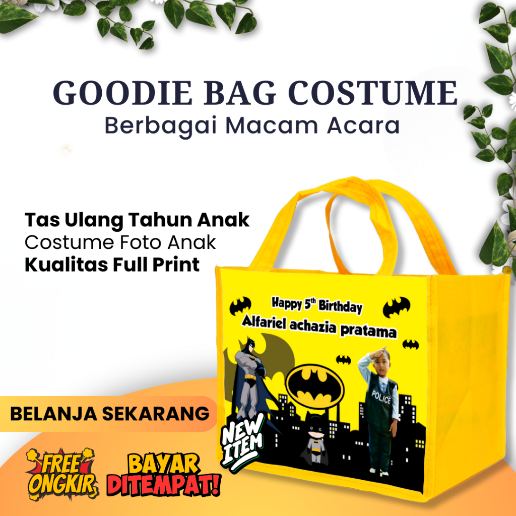 

Goodie Bag Birthday Snack Tas Spunbond Ultah Ransel Motif Karakter Tas Ransel Serut Tas Sovenir Ulang Tahun uk 25x20x13