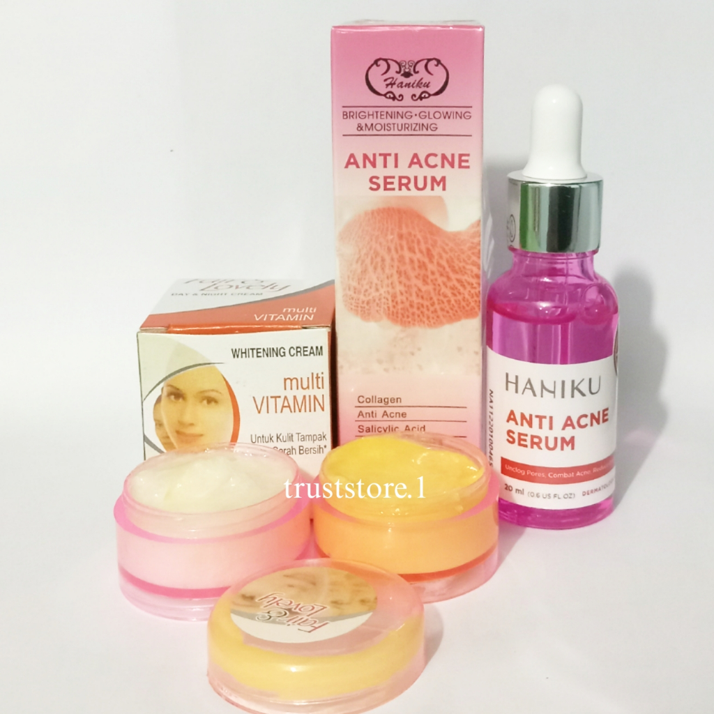 Paket Cream Fair & Lovely Siang-Malam & Serum Anti Acne