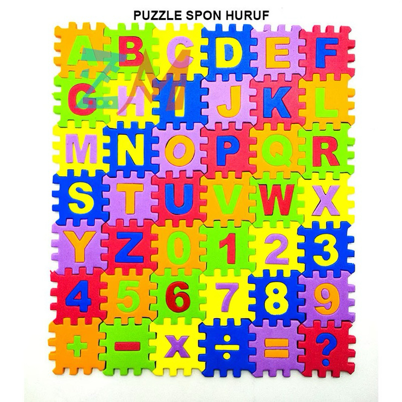 Permainan Edukasi Anak ABCD - Puzzle ABCD