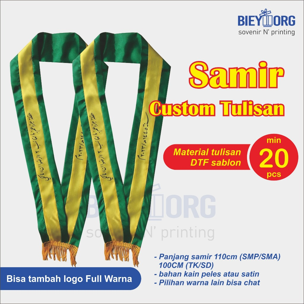 SAMIR WISUDA | SAMIR WISUDA CUSSTOM | SAMIR WISUDA NAMA | SAMIR WISUDA SABLON MURAH