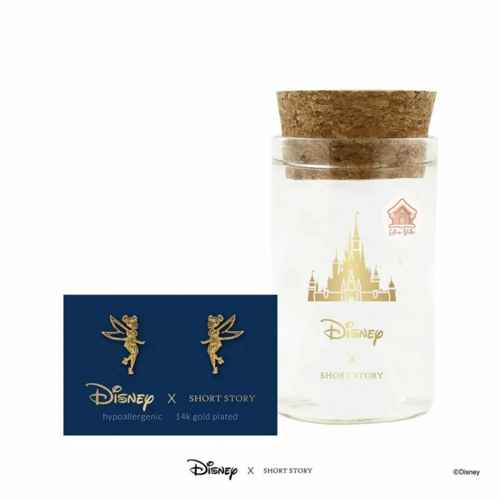 Disney Tinkerbell Earrings - Gold