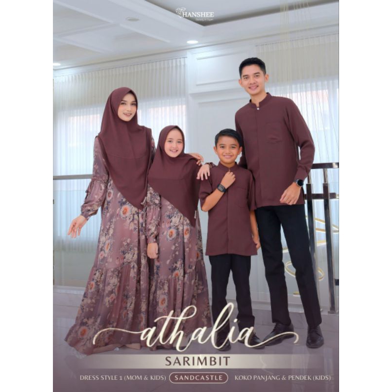 SARIMBIT ATHALIA BY HANSHEE, SARIMBIT KELUARGA, GAMIS DEWASA, GAMIS COUPLE