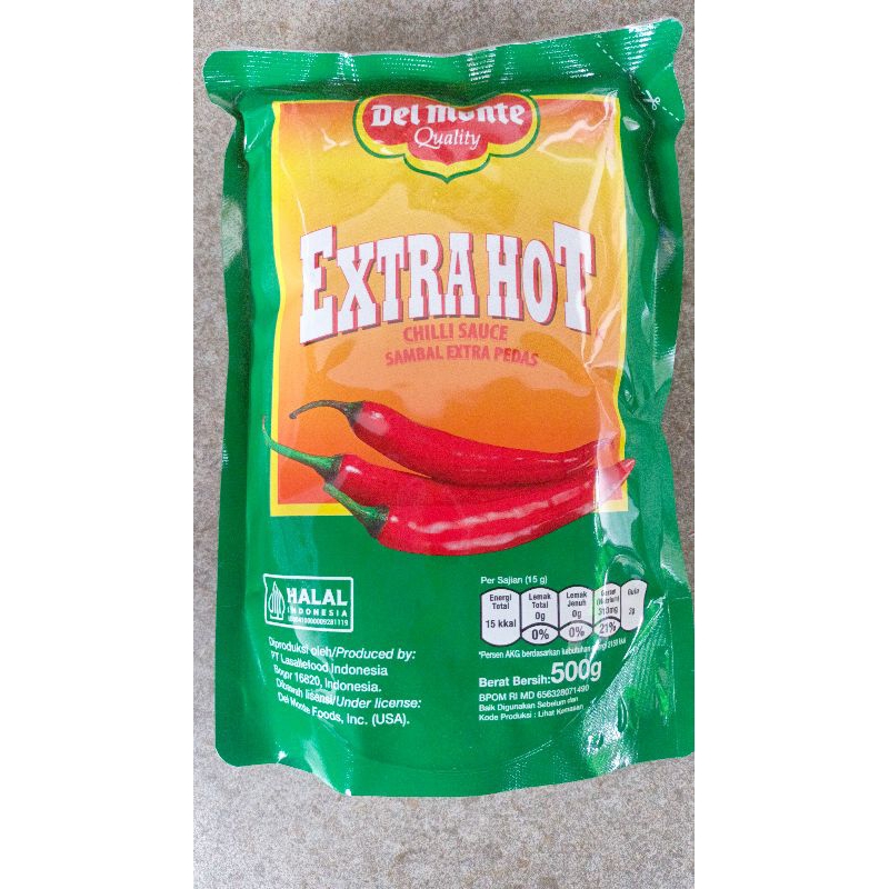 

Delmonte Sambal Extra Pedas 500 gram