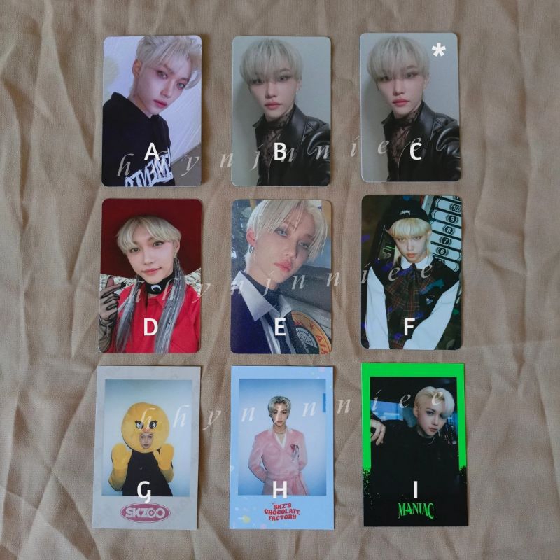 straykids felix photocard