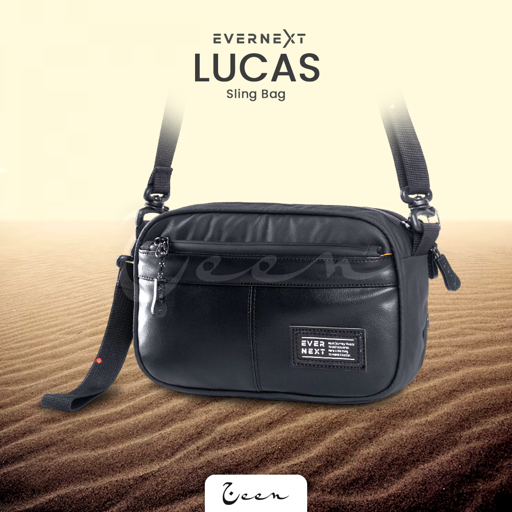 Sling Bag LUCAS - EVERNEXT Slingbag Tas Slempang Pria Wanita Multifungsi Waterproof