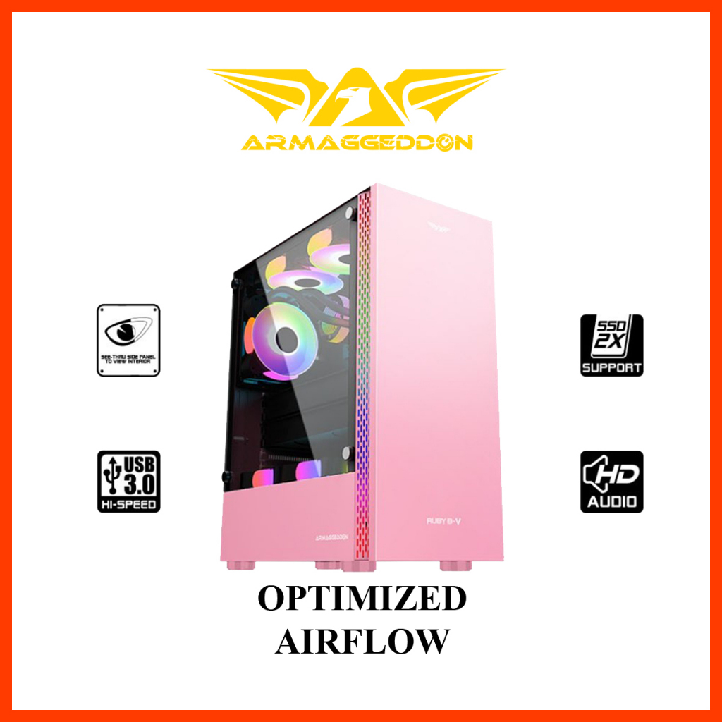 Casing PC Gaming Armaggeddon Ruby B-V