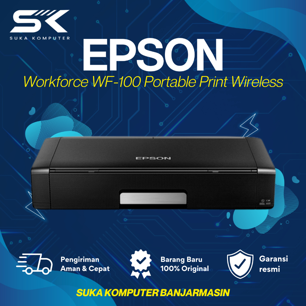 Printer Epson WF-100 Portable Print Wireless