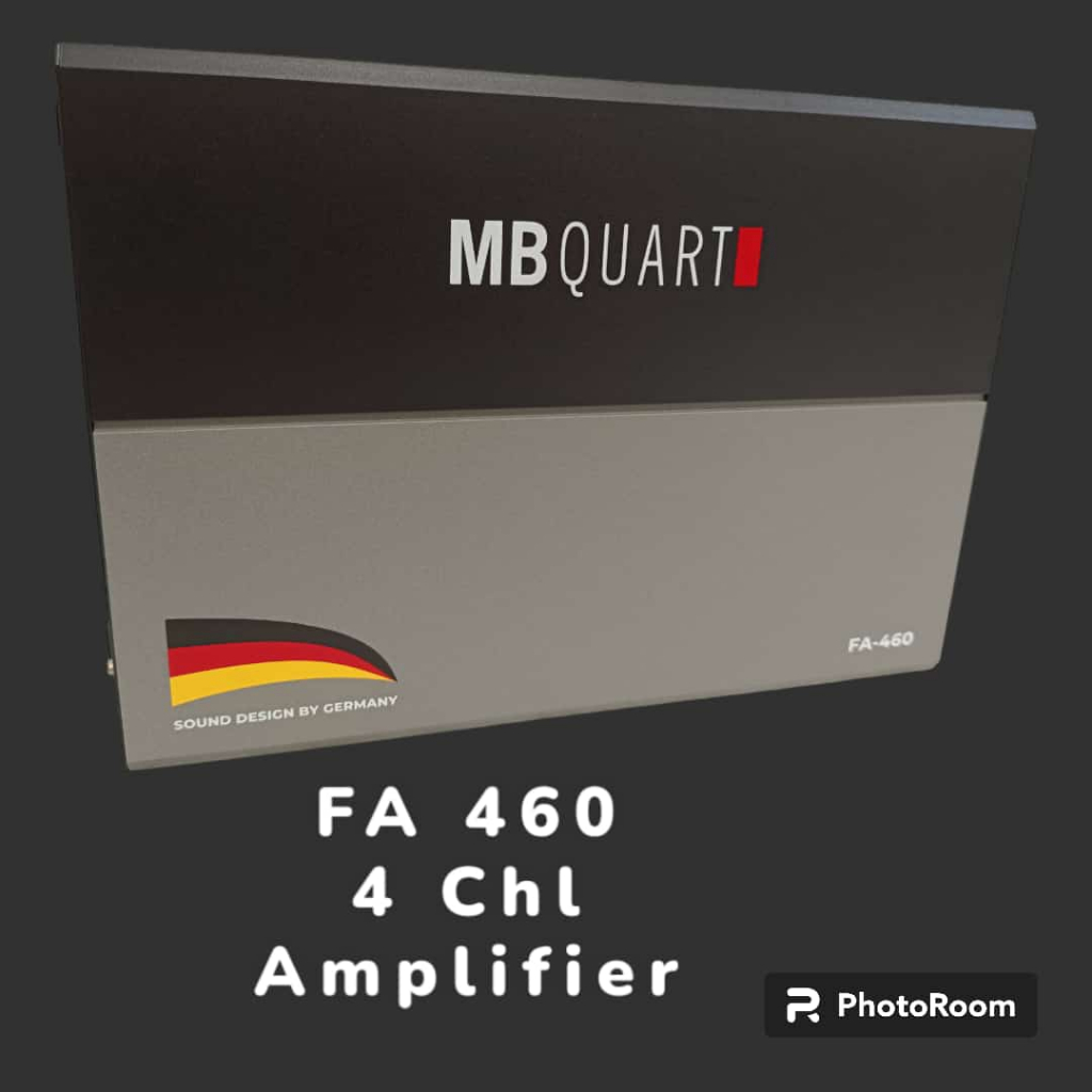 Power Amplifier MB QUART  FA-460 - 4CH - German - Sca Auto