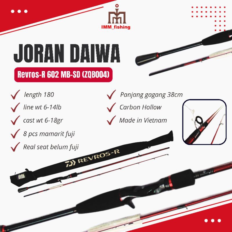 JORAN DAIWA REVROS R | Tongkat Pancing | Fishing Rod