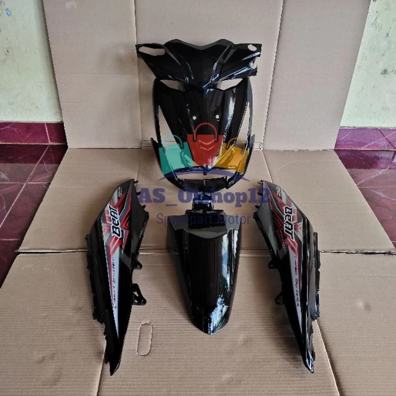 Jual Satuan / Eceran Full Body Bodi Halus Beat FI ESP Hitam 2015 2016 Full Set