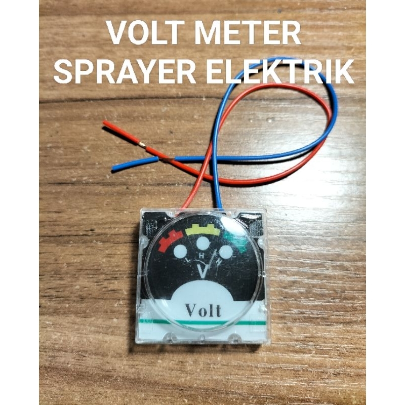 VOLT METER SPRAYER ELEKTRIK SPAREPART SPRAYER ELEKTRIK