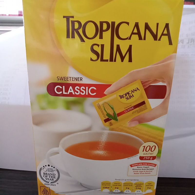 

Tropicana slim Classic 100sachet