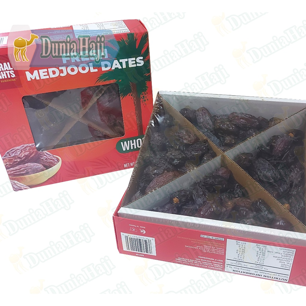 

Kurma Medjool 2kg Natural Delight USA California Fresh Mejool Jumbo