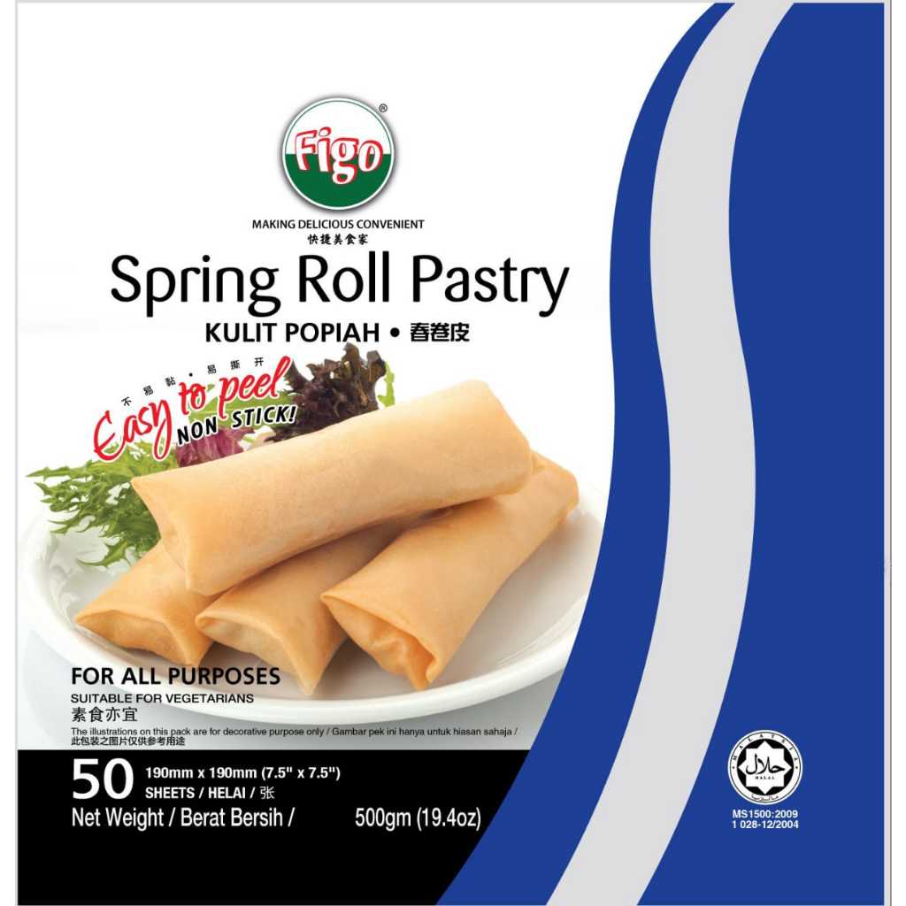 

SPRING ROLL KULIT LUMPIA 7,5 INCI | KULIT LUMPIA | PRODUK IMPOR | FROZEN FOOD