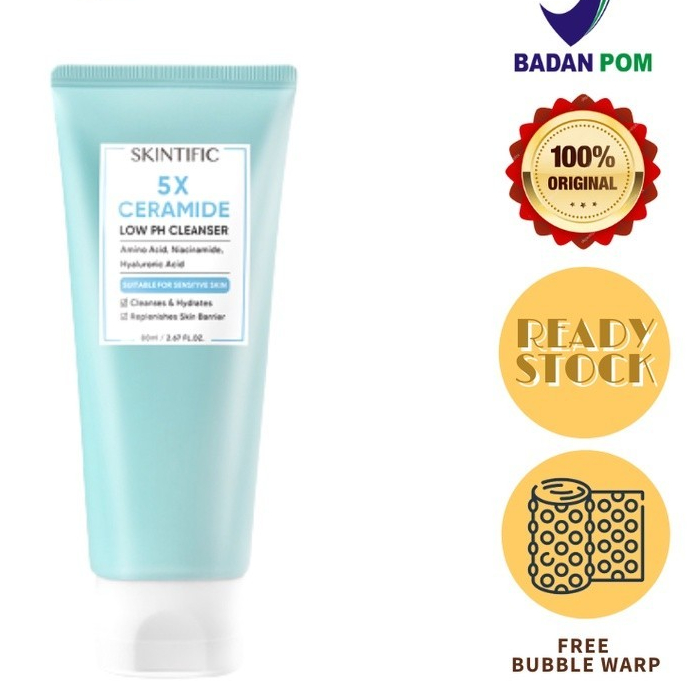 [ SKINTIFIC FACIAL CLEANSER 5X CERAMIDE ] SKINTIFIC CLEANSER CERAMIDE - 5X Ceramide Low pH Cleanser 