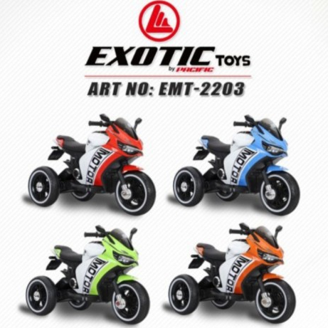 Mainan Motor Aki Anak Exotic EMT 2203 Kyrakidz