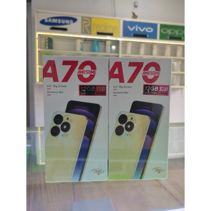 Itel A70 4/256 gb garansi resmi
