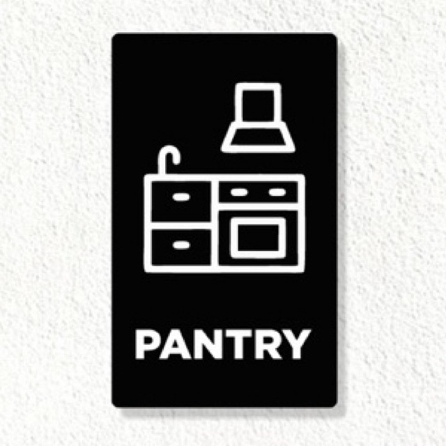 

sign akrilik pantry