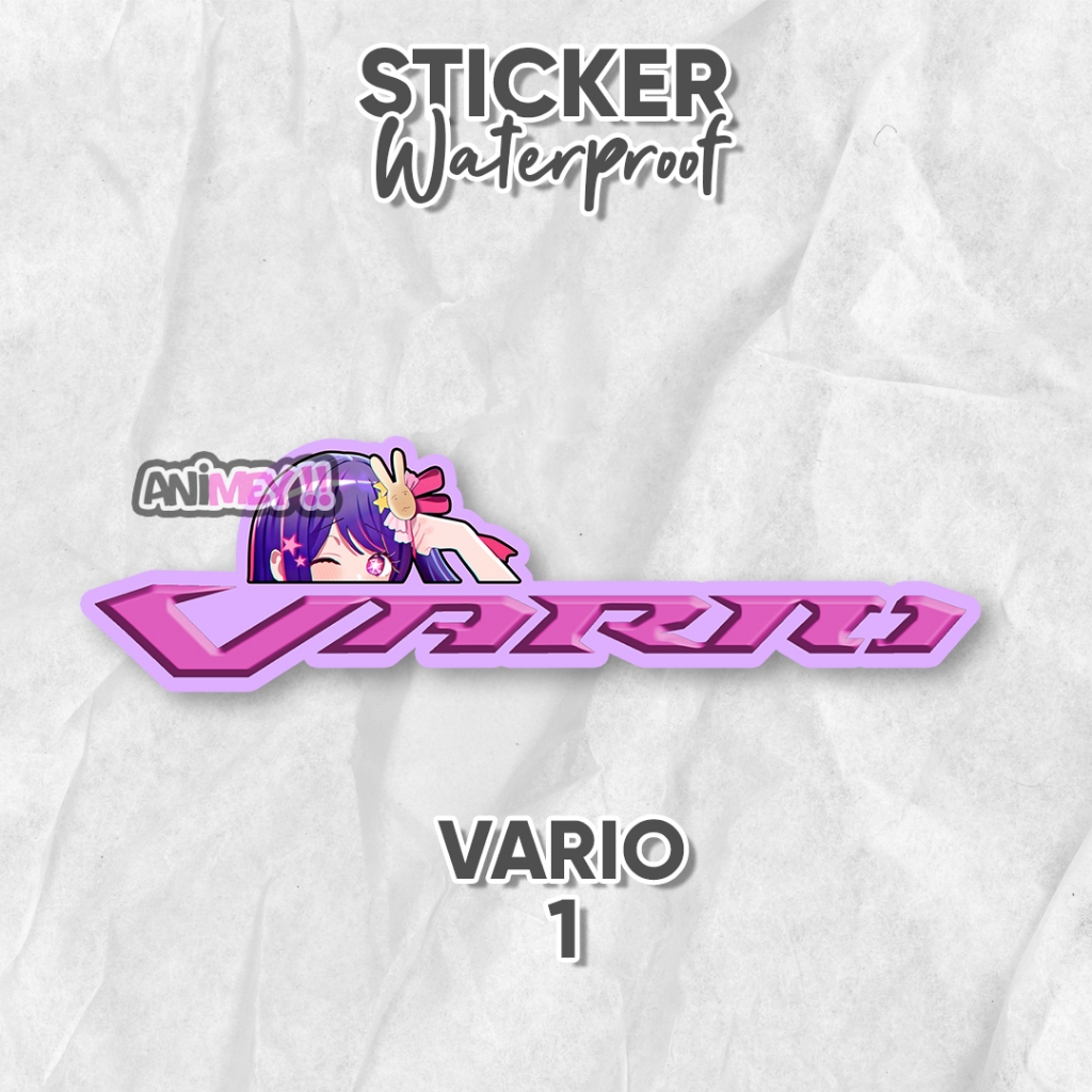 

Stiker Anime Logo Vario / Stiker Anime Waterproof
