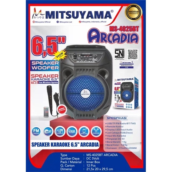 Speaker Matsuyama MS 4025BT(Super Bombastis)