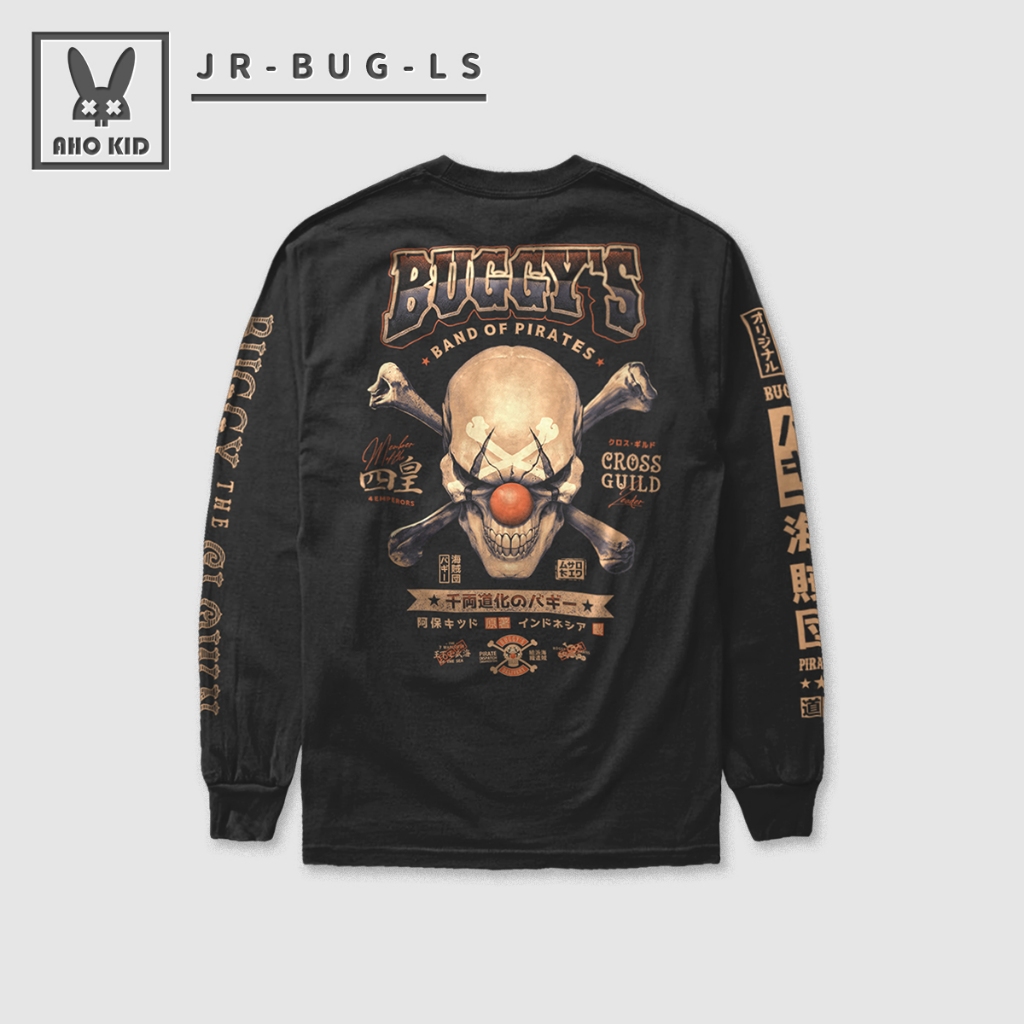 Aho Kid Original | Kaos Distro Anime One Piece - Jolly Roger Buggy Pirates