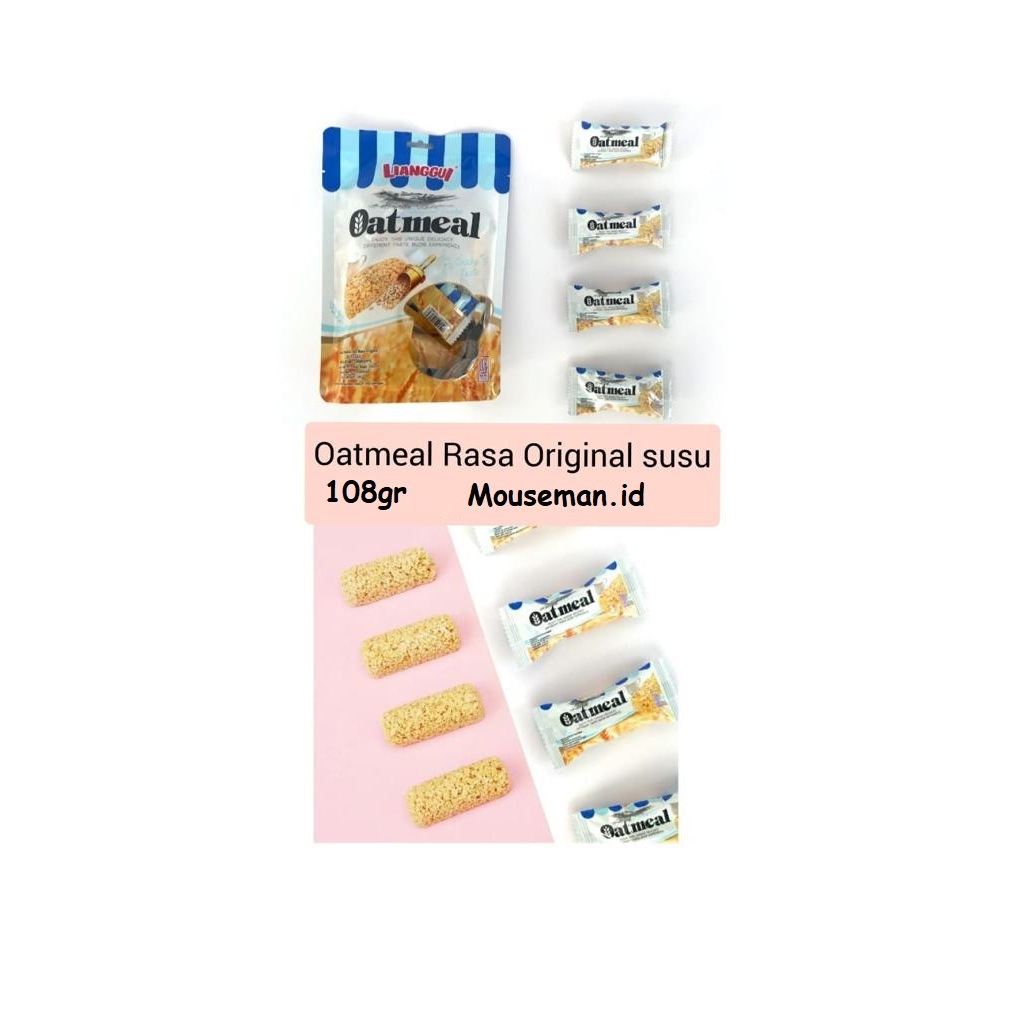 

Lianggui Oatmeal Original Crispy Taste Enjoy This Unique Delicacy Different Taste Buds Experience Oatmeal Bentuk Bar Rasa Original 108gr