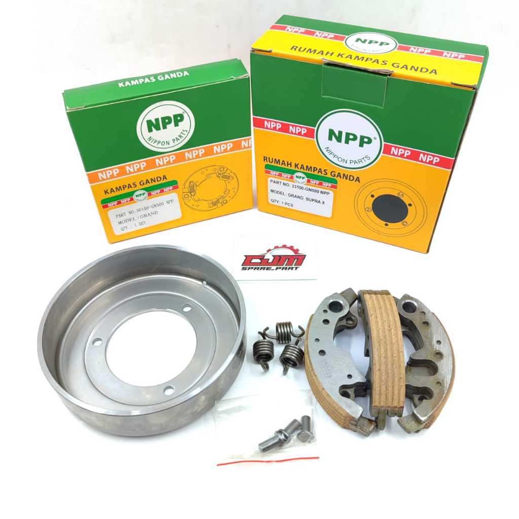 Mangkok ganda+kampas otomatis ganda grand Supra x 100 gn5 original npp
