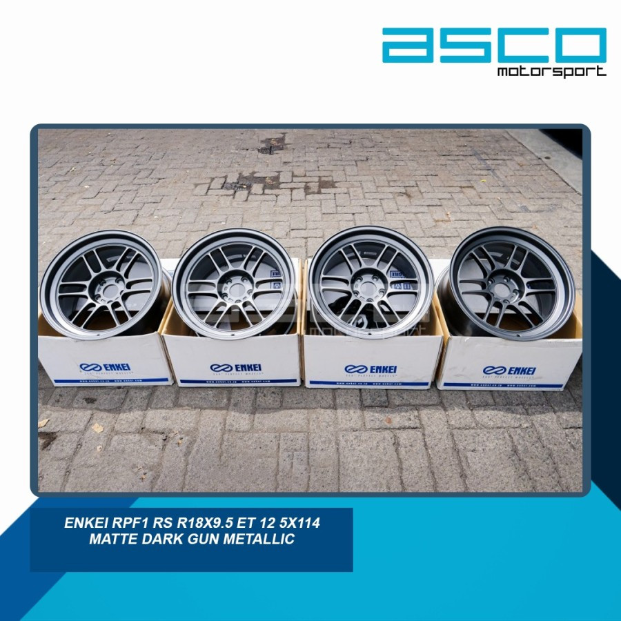 ENKEI RPF1 RS r18x9.5 ET 12 5x114 Matte Dark gun Metallic