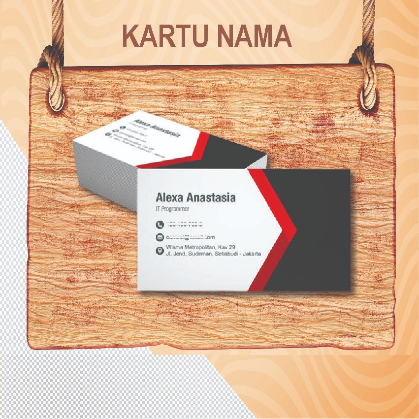 

Kartu Nama Toko / Price Tag / Hang Tag Murah