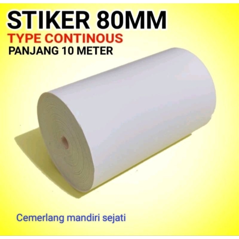 

KERTAS THERMAL STIKER 80MM PANJANG 10M (CMS)