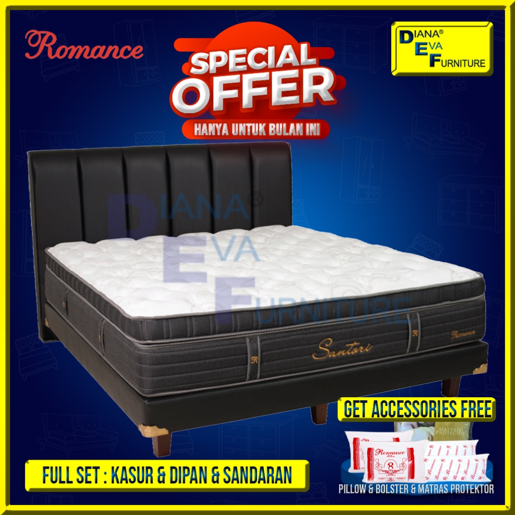 Romance Santori Set Kasur Springbed (Promo Special)