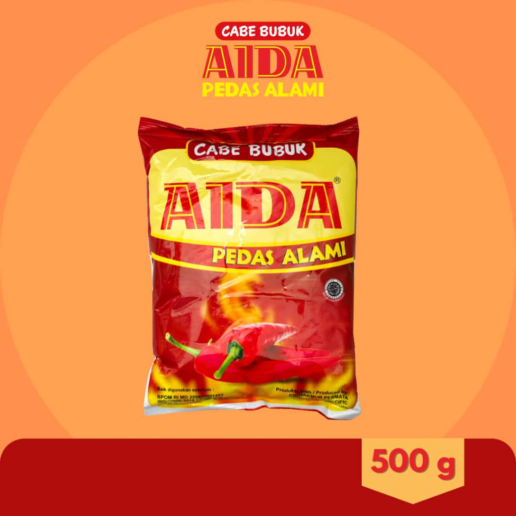 

BUMBU TABUR INSTANT / CABE BUBUK / CABAIBUBUK / CABAI / CABE / CABEBUBUK SUPER PEDAS AIDA 500GR