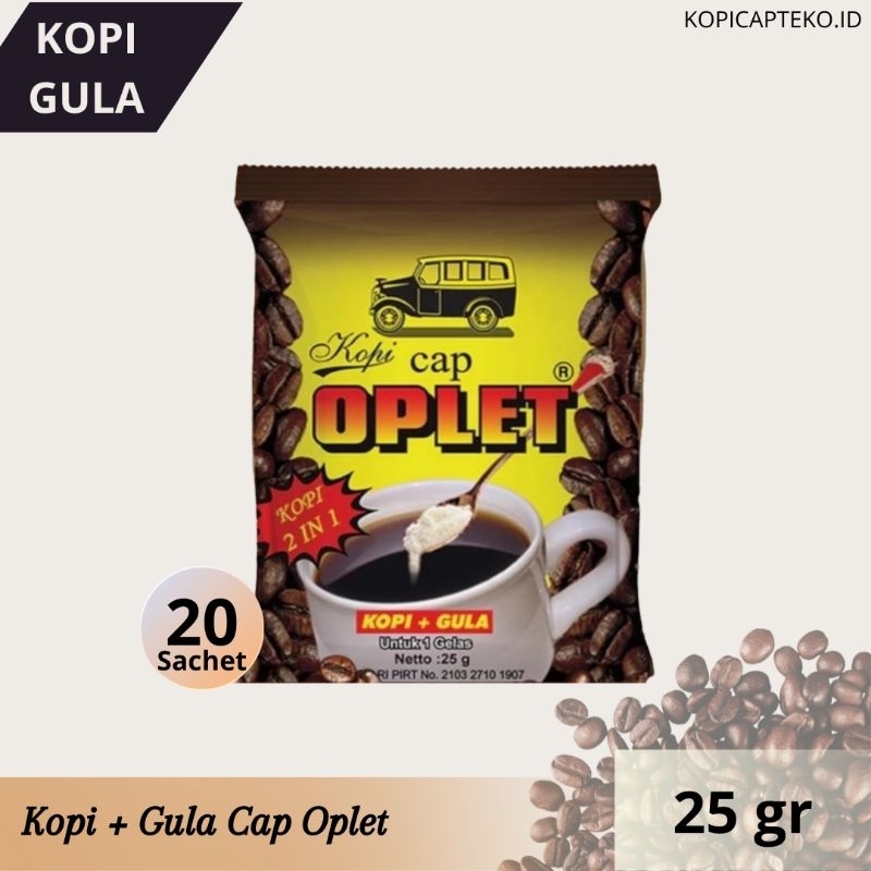 

Kopi CAP OPLET PLUS GULA 25 Gram (Isi 20 Sachet)