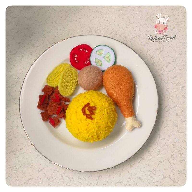 nasi kuning/ somay / steak salmon/mainan anak/replika makanan