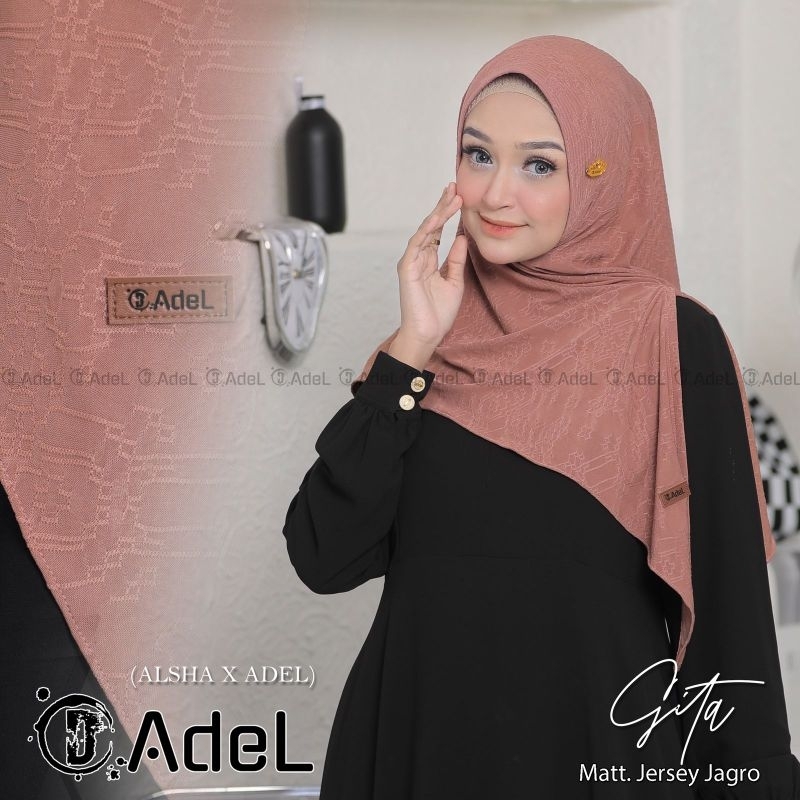 Jilbab Segitiga Instan Pad Gita Ori Adel Hijab