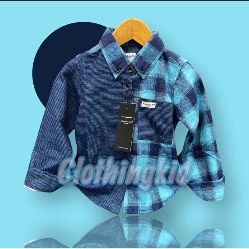 BEST SELLER LIMITED STOK KEMEJA ANAK LAKI-LAKI 6 BULAN-12 TAHUN POLOS MIX FLANEL/PLANEL KOTAK-KOTAK 