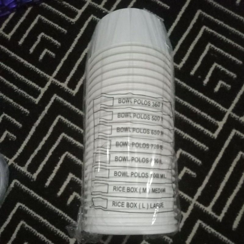 Paper Bowl 720 ml / Paper Bowl Praktis