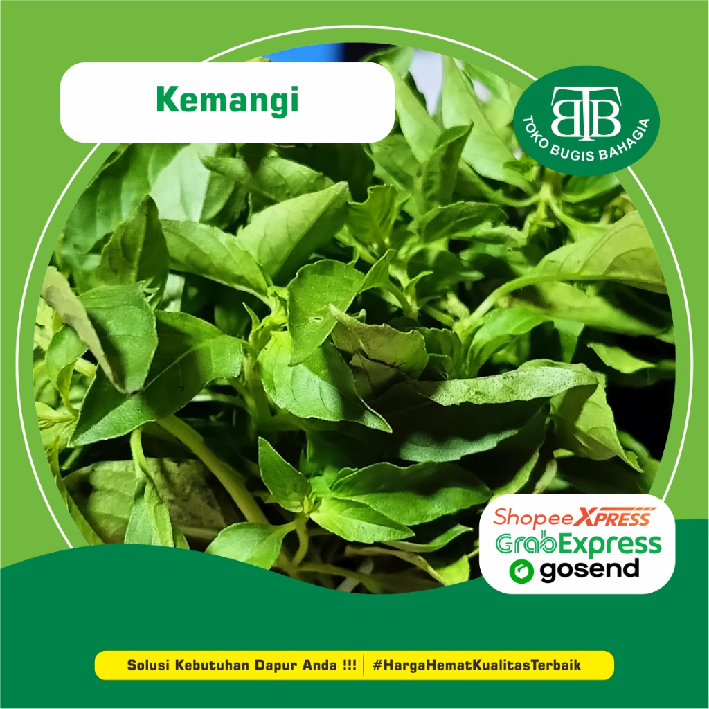 

Daun Kemangi/cemangi 1ikat sedang Murah makassar